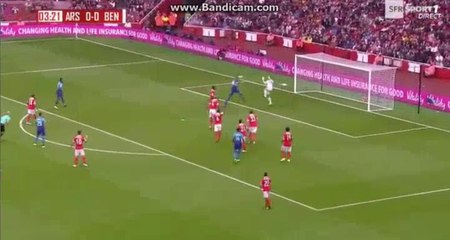 Julio Cesar Incredible Save - Arsenal vs Benfica 29.07.2017