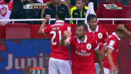 Franco Cervi Goal - Arsenal 0-1 Benfia - Emirates Cup 2017