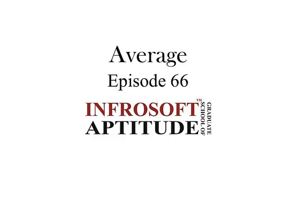 Episode 66 - Problems on Average - Student Superstars dot com Dream University