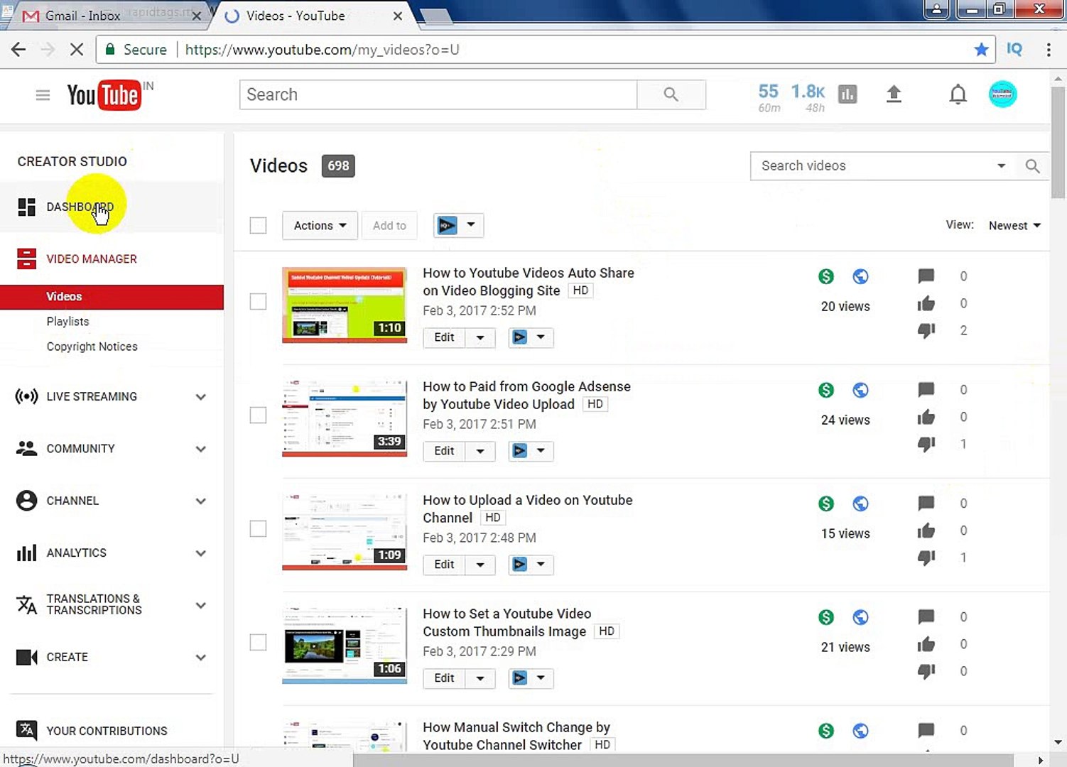 ⁣How to Find your youtube channel ID