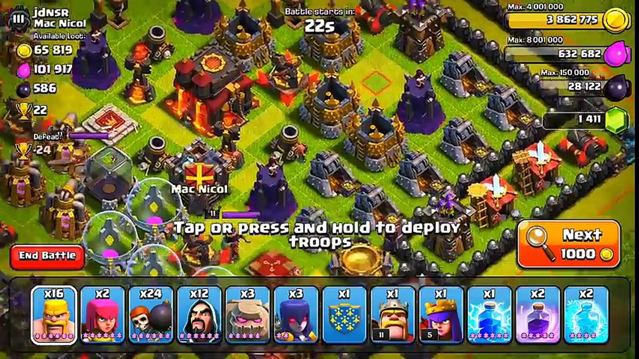 Clash of Clans - Defenseless Champion #17  Chugging Along