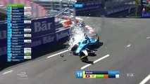 Buemi Big Crash 2017 Formula E Montreal Practice