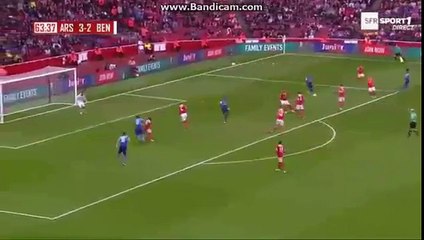 AMAZING Olivier Giroud Goal - Arsenal 4-2 Benfica __ 29_07_2017