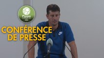 Conférence de presse Paris FC - Clermont Foot (0-0) : Fabien MERCADAL (PFC) - Corinne DIACRE (CF63) - 2017/2018