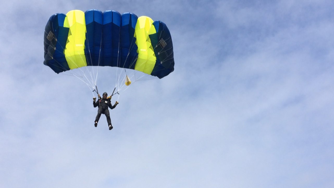 3eme étape du championnat de Bretagne de précision d'atterrissage en parachute.