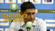 Conférence de presse Tours FC - Havre AC (0-3) : Gilbert  ZOONEKYND (TOURS) - Oswald TANCHOT (HAC) - 2017/2018