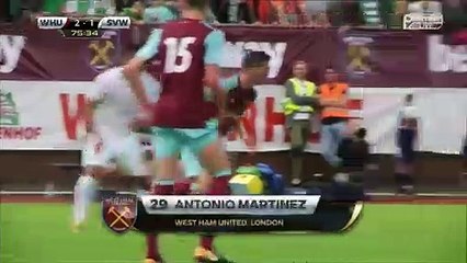 1-2 Goal International Club Friendly - 29.07.2017 Werder Bremen 1-2 West Ham