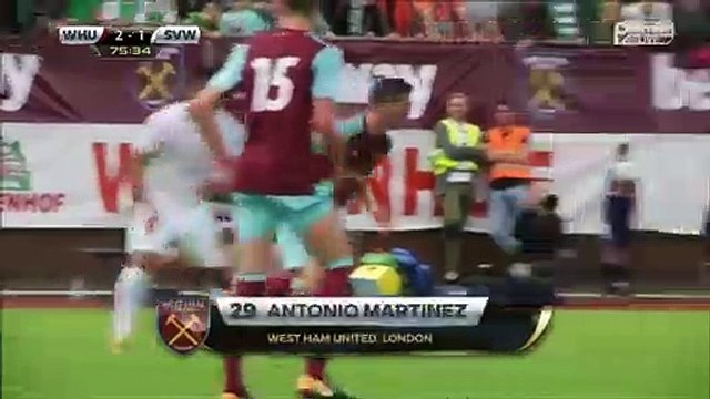 1-2 Goal International Club Friendly - 29.07.2017 Werder Bremen 1-2 West Ham