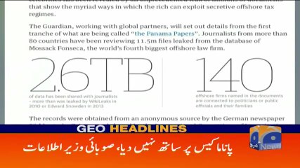 Geo Headlines - 10 PM 29-July-2017