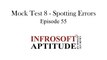 Episode 55 - Spotting Errors (Verbal Aptitude) - StudentSuperStars.com