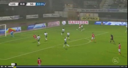 Dragan Mihajlovic Goal - Lugano vs Sankt Gallen 1-0  29.07.2017 (HD)