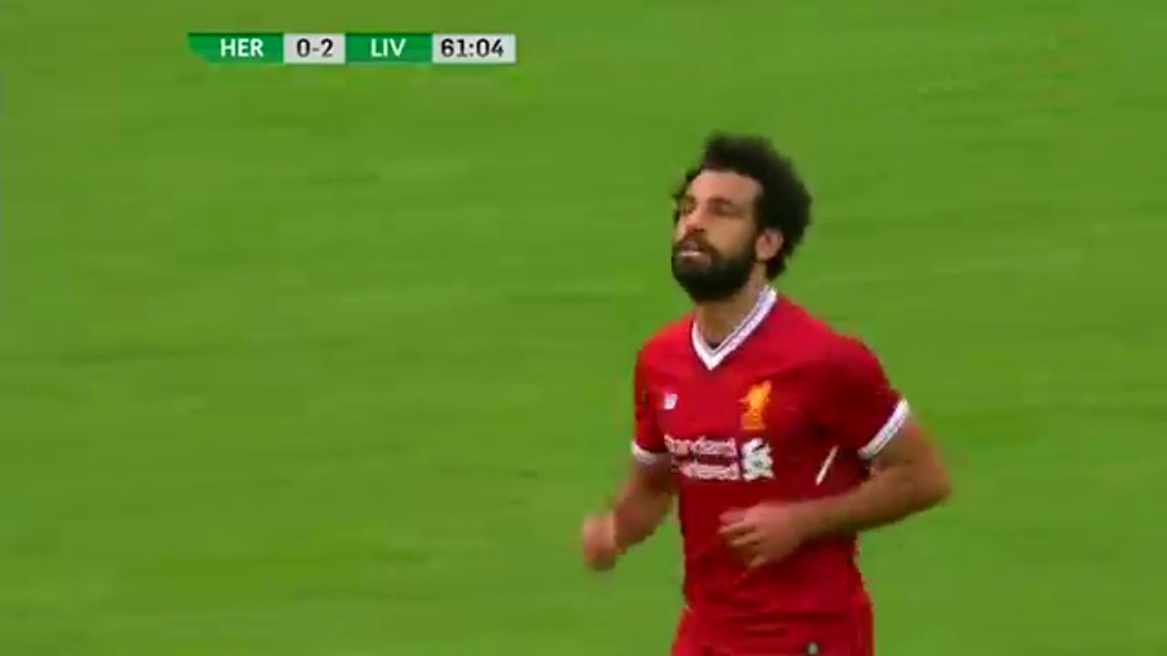 أهداف مباراة ليفربول وهيرتا برلين 3-0  هدف محمد...
