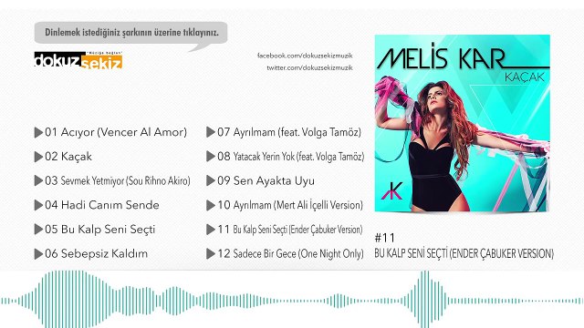 Melis Kar - Bu Kalp Seni Seçti (Ender Çabuker Version) (Official Audio)