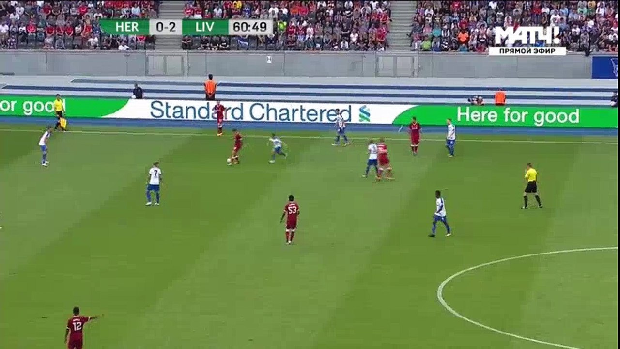 salah goal liverpool vs hertha