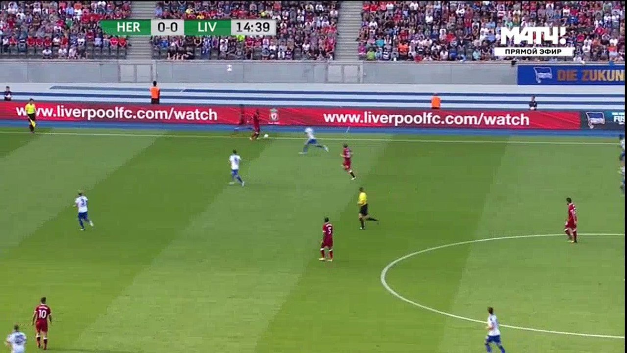 Solanke goal liverpool vs hertha