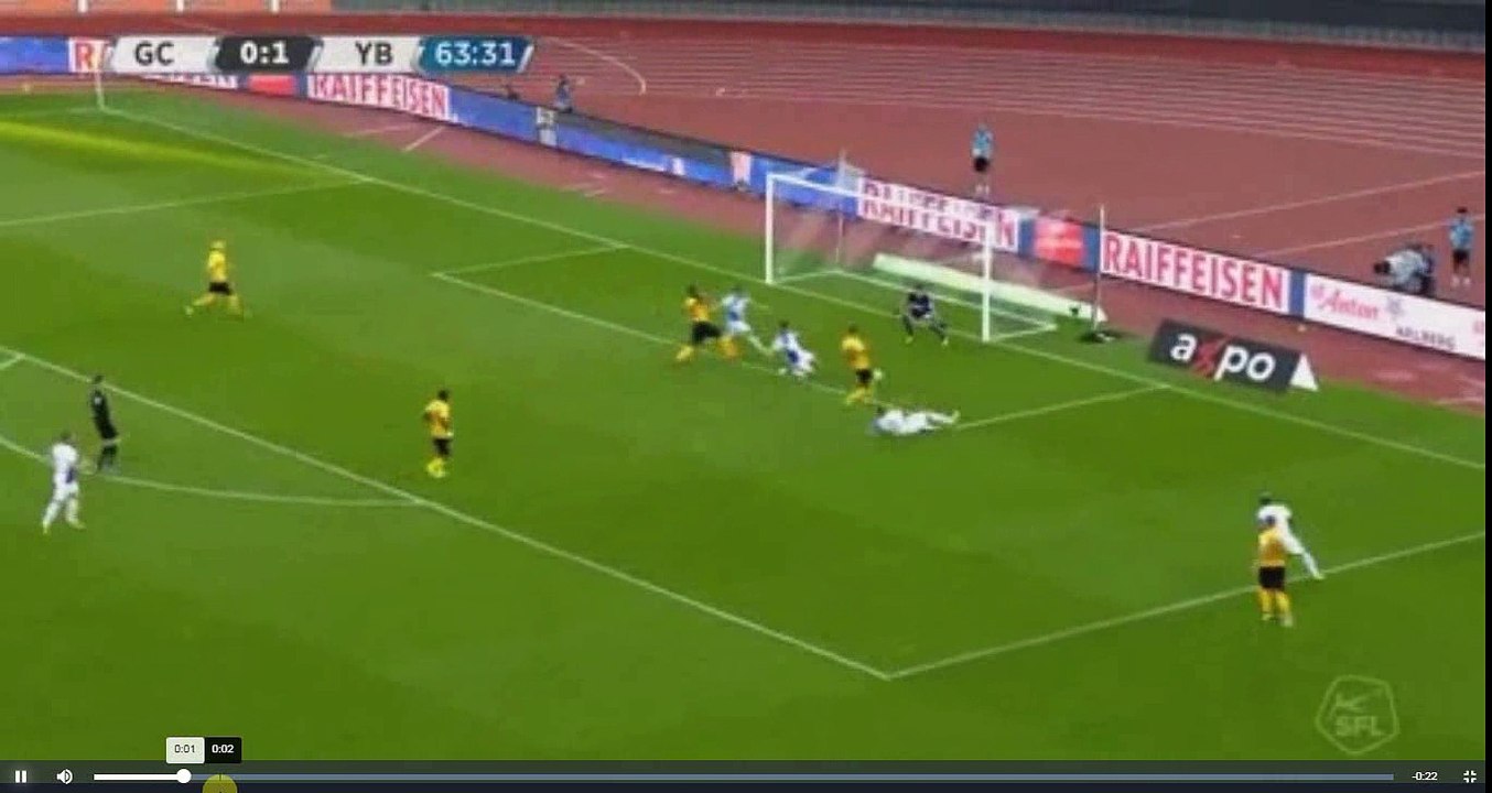 Milan Vilotic Own Goal - Grasshoppers vs Young Boys 0-2  29.07.2017 (HD)