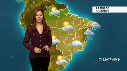 Previsão Brasil - Muito sol em grande parte do país