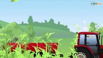 Fun Car Cartoon - Tractor Agricultural Machinery Construction Trucks For Kids - Video for children