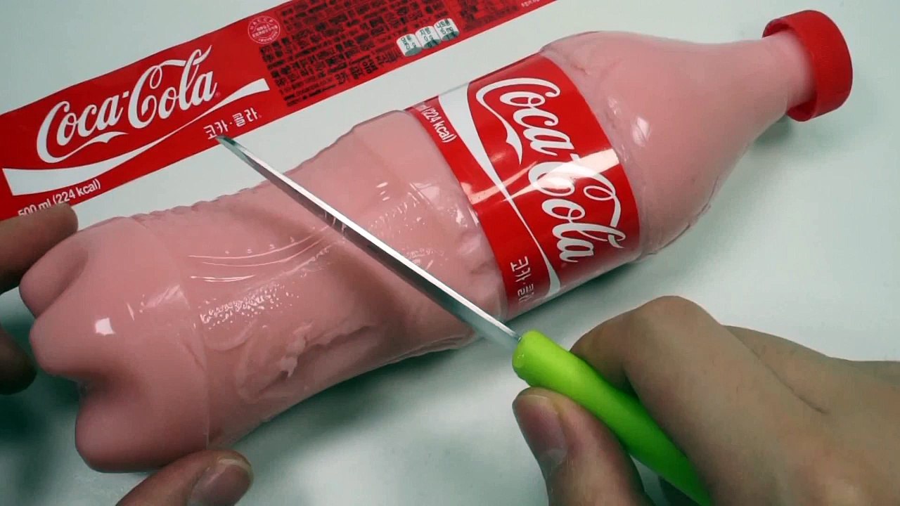 How To Make Strawberry Milk Coca Cola Jelly DIY Surprise Coke Bottle Jelly  Recipe