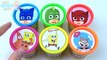 Сups Stacking Toys Play Doh Clay My Talking Tom Pj Masks Disney Learn Colors for Children