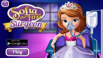 Sofia the First - Sofia Stomach Surgery - Disney Movie Cartoon Game for Kids in English