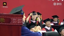 US student criticises Donald Trump at graduation speech at Peking University