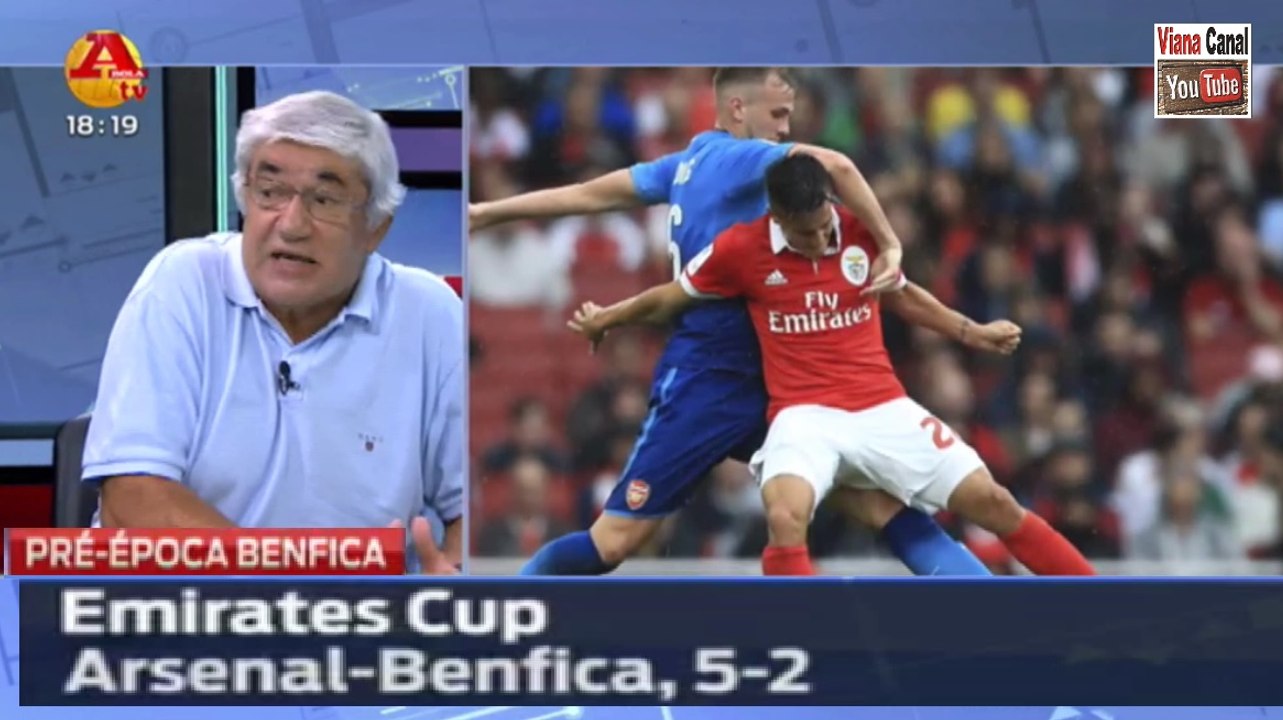 Análise A Bola TV :: ARSENAL 5 X 2 BENFICA :: Emirates Cup 29 JULHO 2017