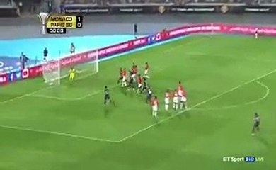 PSG- Monaco : Incroyable but de Dani Alvès sur coup franc!