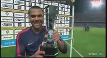 Dani Alves  Win Price The Best Player of Final Match - Monaco 1-2 Paris SG  29.07.2017