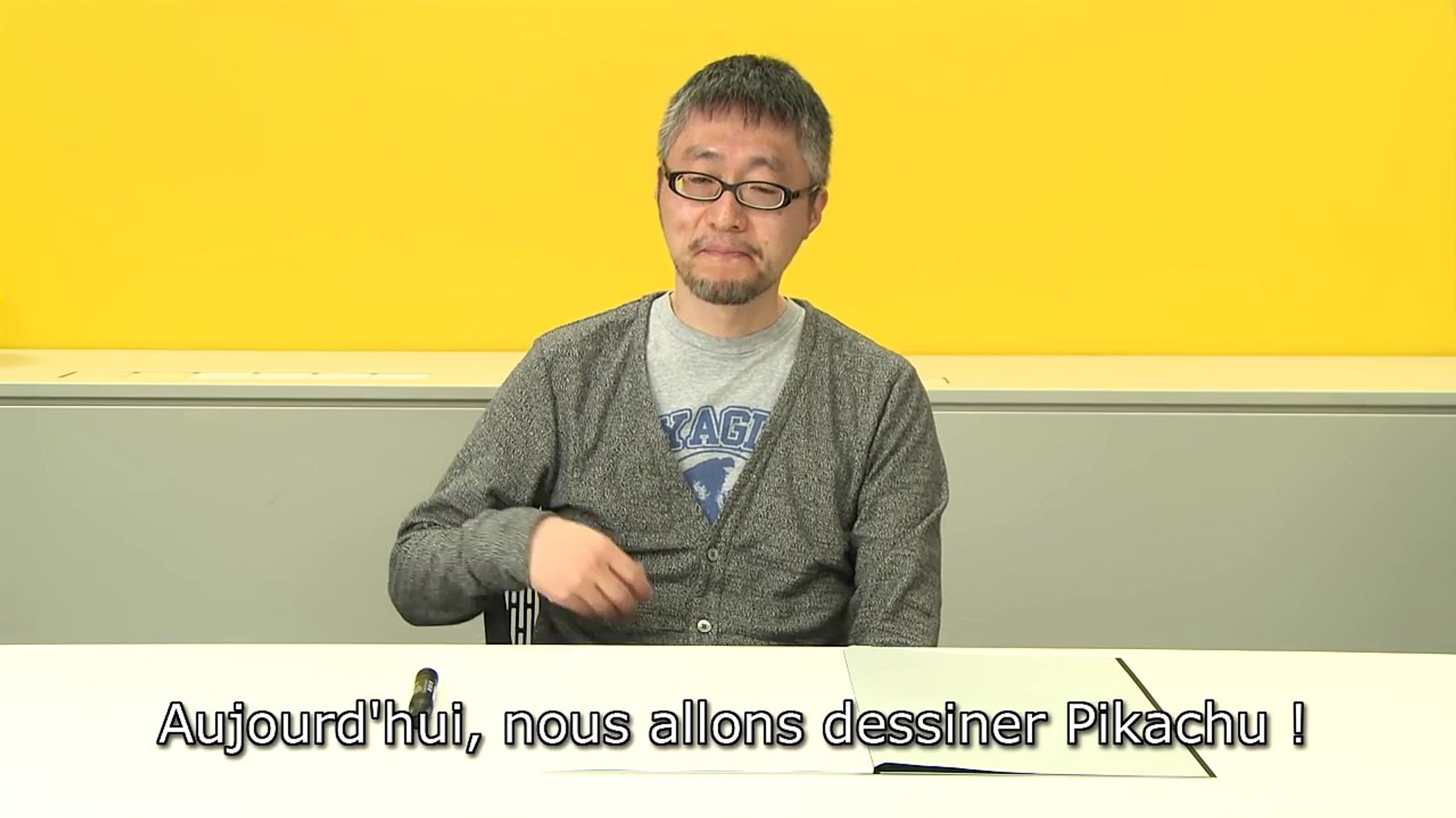 Comment Dessiner Pikachu Avec Ken Sugimori Le Directeur Artistique Des Personnages Pokemon Dailymotion Video