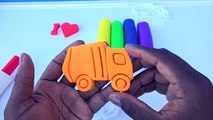 Et voiture les couleurs Créatif pour amusement amusement enfants Apprendre moules garderie jouer Entrainer Véhicules Doh ambulance r