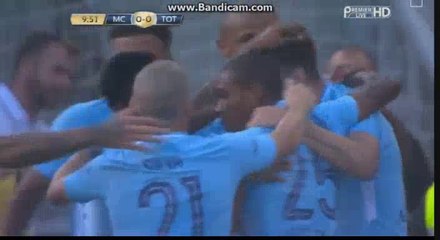 1-0 John Stones Goal HD Manchester City vs Tottenham 27.07.2017