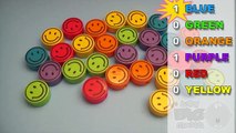 Aprender colores con sonriente cara lápiz sacapuntas divertido aprendizaje concurso para Niños