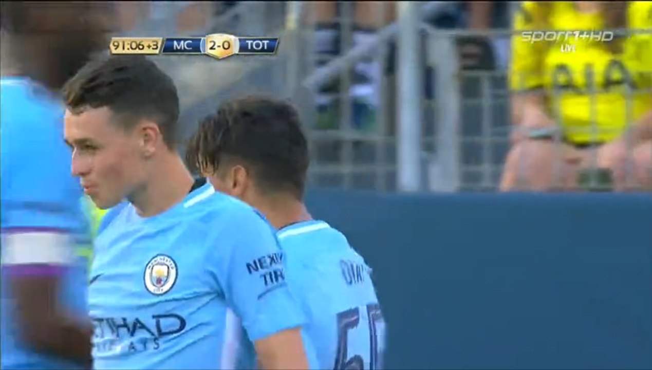 Brahim Diaz Goal HD - Manchester City 3-0 Tottenahm Hotspur 30.07.2017