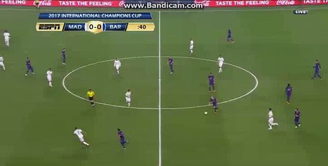 Neymar Horror Foul lave Match HD Real Madrid 0-1 Barcelona  29.07.2017