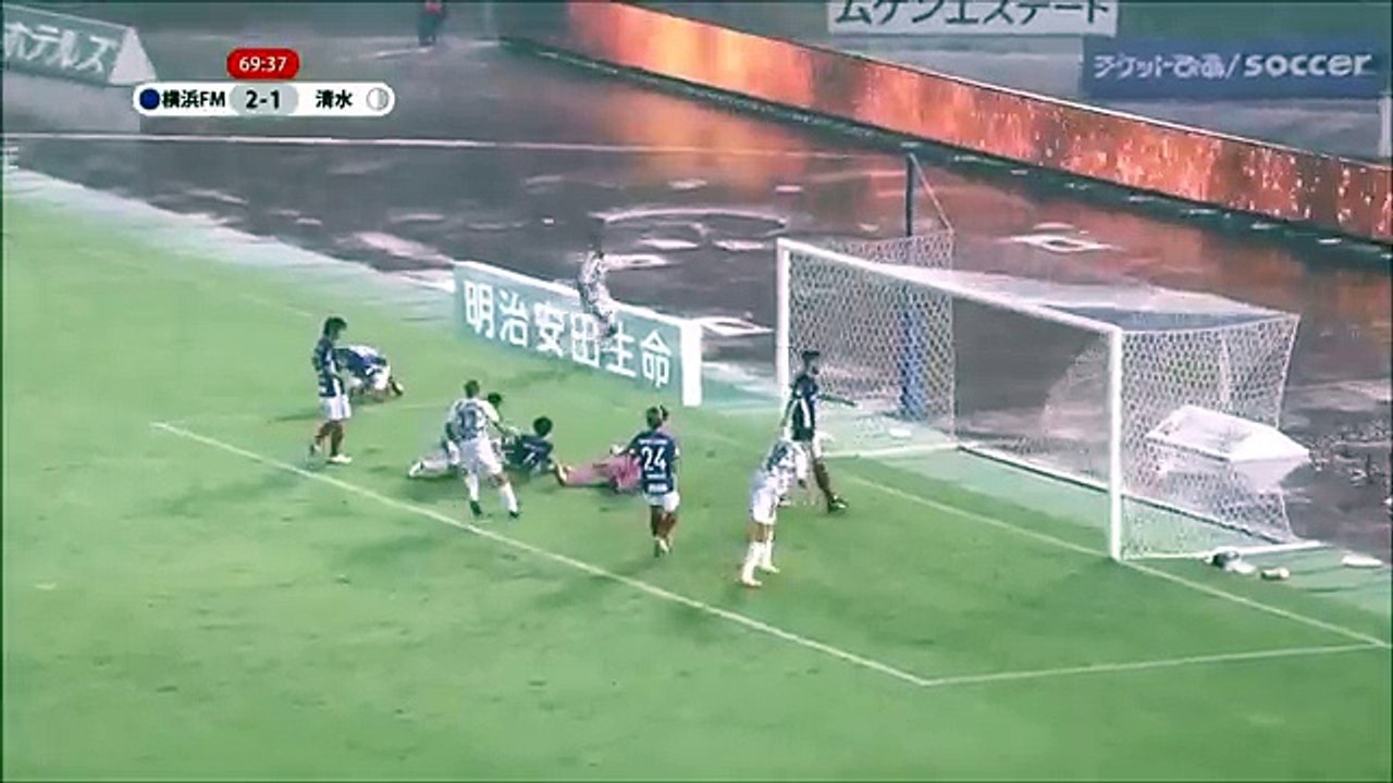 Yokohama Marinos 2:2 Shimizu (Japanese J League 29 July 2017)