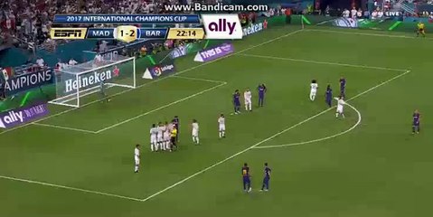 Lionel Messi Free Kick HD - Real Madrid 1-2 Barcelona 30.07.2017 HD