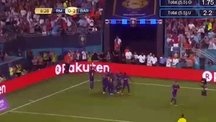 Ivan Rakitic Goal Real Madrid 0-2 Barcelona 29.07.2017