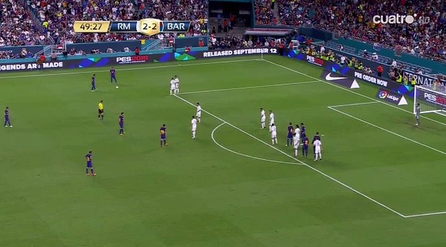 Gerard Pique Goal HD - Real Madrid	2-3	Barcelona 30.07.2017