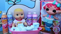 Lalaloopsy Baby & Baby Alive Dolls Mr Bubble Foam Soap Hair Swimsuit Bath Foam Clothes Dis