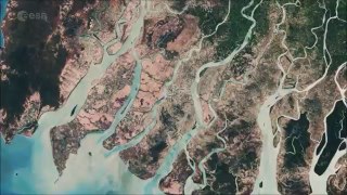 Terre depuis l'espace   Le delta de l'Irrawaddy, Birmanie