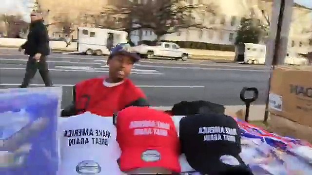 Frontline America FB Live: DC Trump Inauguration Trip 2017 Trump Memorabilia with my boy Bre