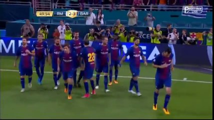 Real Madrid VS Barcelona 2-3 - All Goals & highlights - 29.07.2017 ᴴᴰ