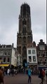 Domtoren in Utrecht plays What I've Done + Numb by Linkin Park to honour Chester
