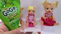 Bebé muñeca comer comida muñeca orinal formación caca muñecas juguete vídeos