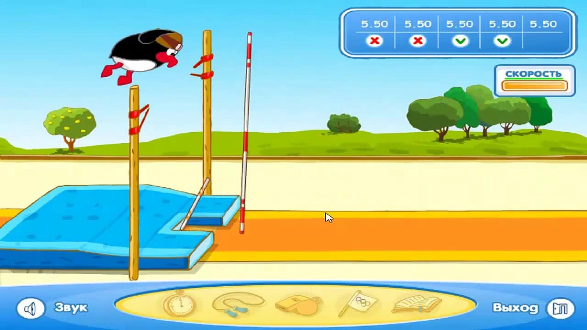 Smeshariki nuevas aventuras Juegos Olímpicos