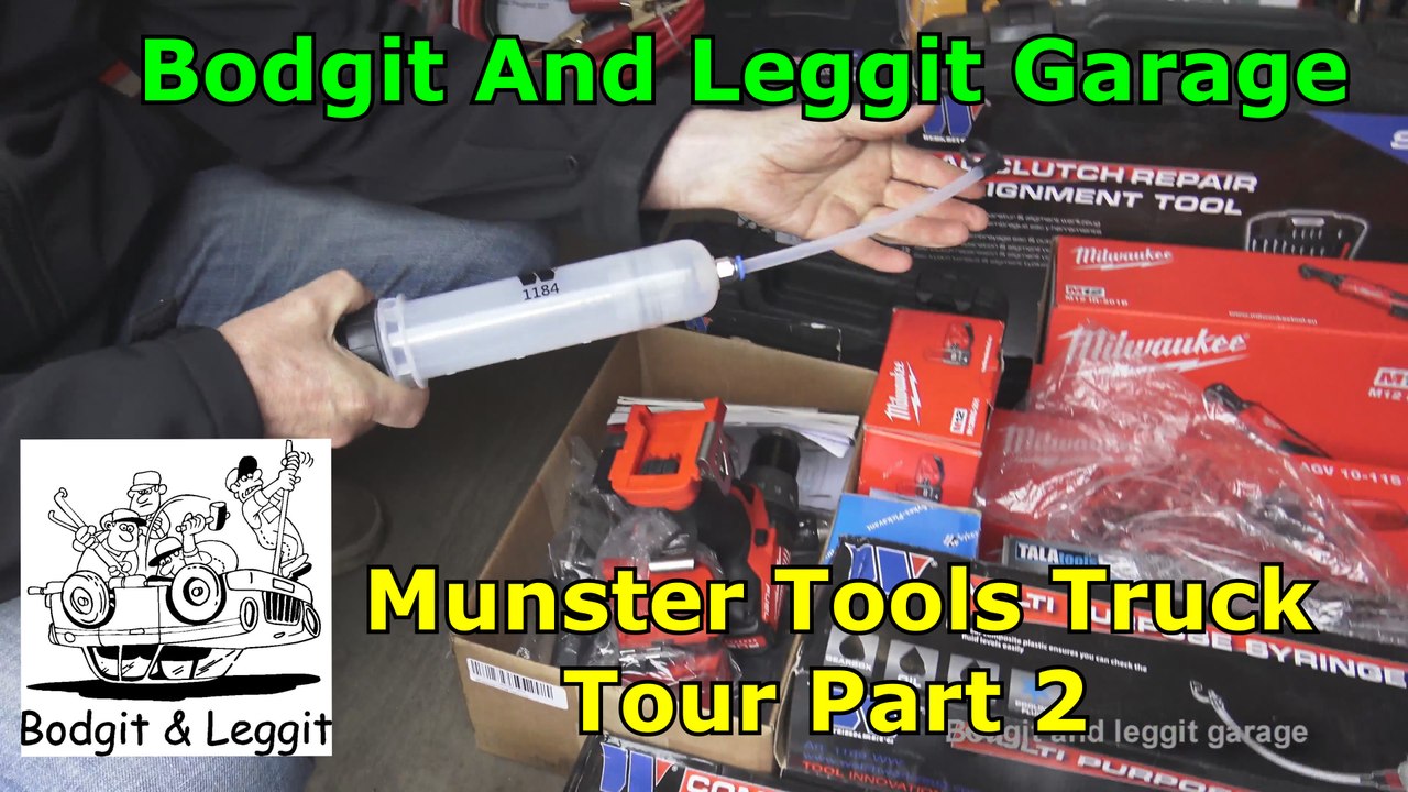Munster Tools Truck Tour Part 2 Bodgit And Leggit Garage