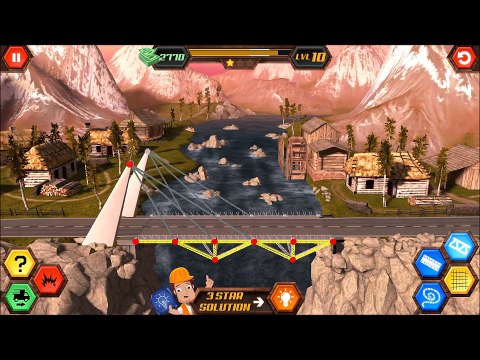 The CONSTRUCTION of BRIDGES, heavy equipment, amazing machine Android Gameplay