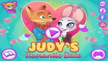 Et rendez-vous amoureux Robe des jeux entaille préparation préparation romantique vers le haut en haut Judy hopps wilde disney zootopia judy fo