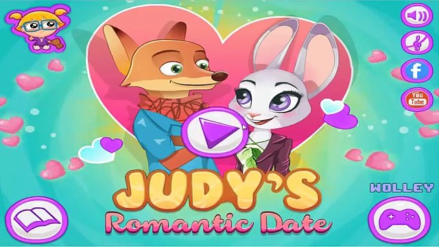 Et rendez-vous amoureux Robe des jeux entaille préparation préparation romantique vers le haut en haut Judy hopps wilde disney zootopia judy fo